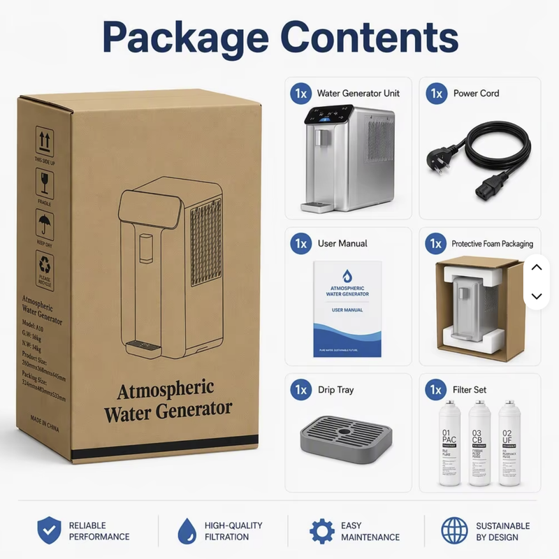 Countertop Atmospheric Water Generator, 2.6 Gallons/Day