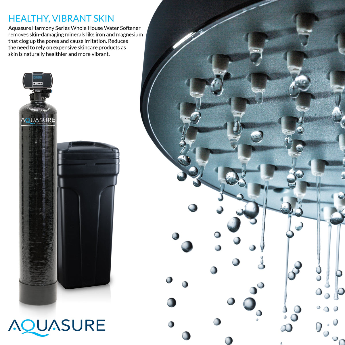 Aquasure Signature Pro Series 64K: Ultimate Whole House Water Solution - 75 GPD Reverse Osmosis (RO) System AS-WHF64D