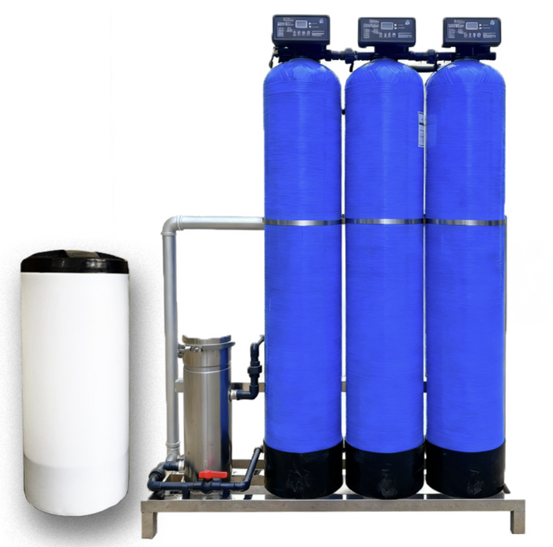 Whole-House 3-in-1 Pre-Filtration + Softening System
