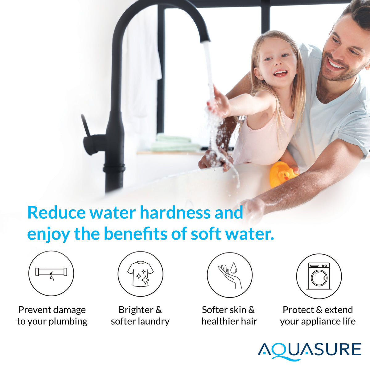 Aquasure Signature Pro Series 64K: Ultimate Whole House Water Solution - 75 GPD Reverse Osmosis (RO) System AS-WHF64D